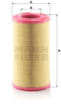 HAVA FILTRESI MAN TGL 12.180 D0834 05> - MANN C261005