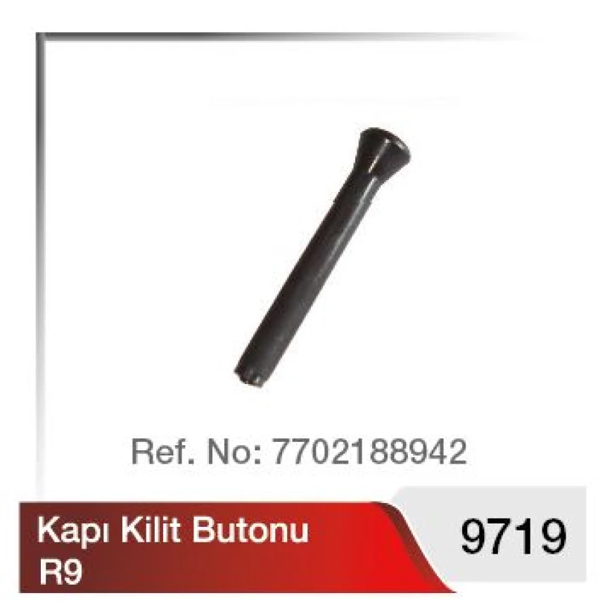 Renault Eski Kapı Kilit Butonu R9 / R11 - Yilmaz Pls9719