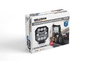 Unıversal Çalışma Laması 8 Led Emojili Sarı-Beyaz  E Belgeli - Wolfram-32002