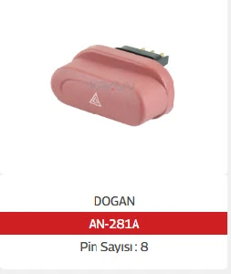 Unıversal Flaşör Anahtarı Doğan Slx 96-01 - Mcar-An281a