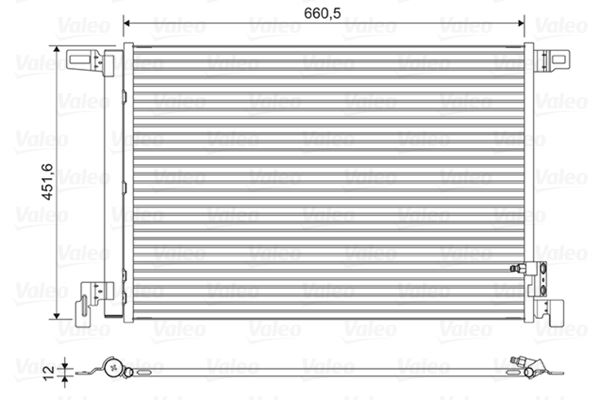 KLIMA RADYATORU TOUAREG A8 18> A6 A7 17> Q7 16> 3.0TDI CZSE CUEA DEND - VALEO 822609