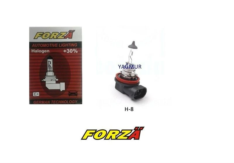 Unıversal Halogen Ampul H - 8 12v.55w  %30 Fazla - Forza Xp12h8