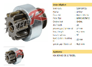 MARŞ DİŞLİSİ-NIP 12D KIA BONGO III 2.7 DIZEL - TYPER-12NPD3426