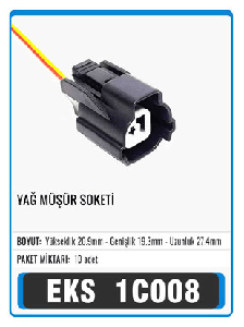 SOKET>YAĞ MÜŞÜR  S1009 - EKS-1C008