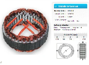 Unıversal Statör-Valeo 12v Ren.lag./vw/partner 80 Am. - Nursan-N181212