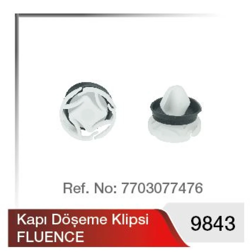 Renault Kapı Doseme Klipsi Fluence - Yilmaz Pls9843