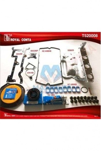 MOTOR TAKIM CONTASI (ALT / UST FULL) / (REINZ KECELI SUBAP LASTIKLI ISI SPERLIKLI) S,K,C HARIC TRANS - ROYAL T520008