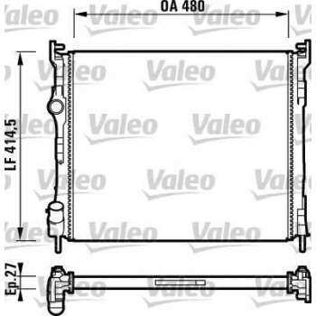 MOTOR RADYATOR CLIO II 1,5 DCI 06> - VALEO 732737