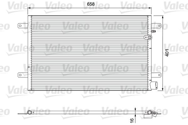 KLIMA RADYATORU A6 3,0TDI QUATTRO 05>11 - VALEO 814004