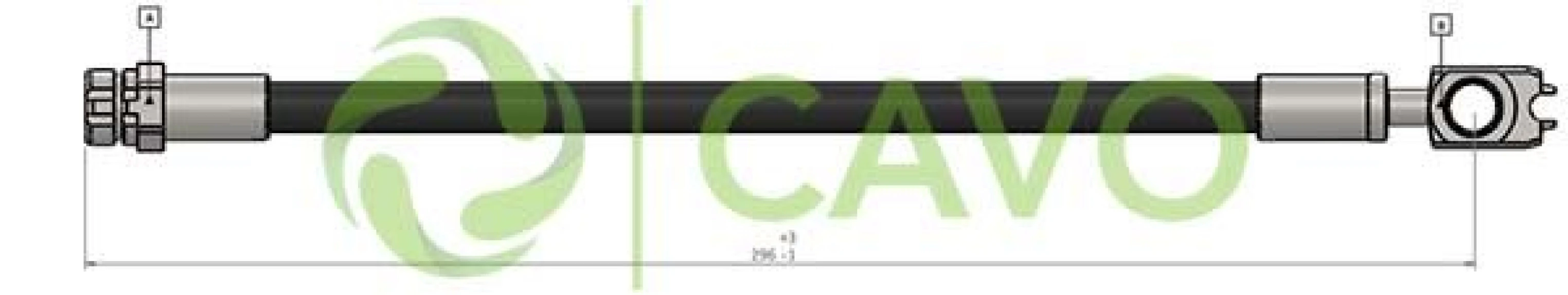 Vw Fren Hortumu Arka - 23156 / 24.5204-0233.3 (285 Mm) - Cavo C900 618a