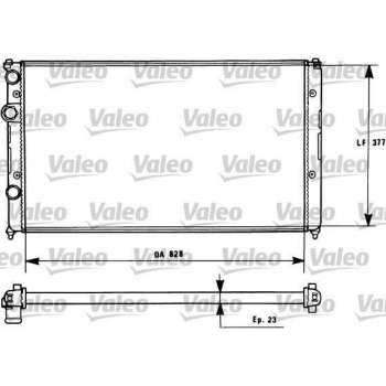 MOTOR RADYATOR CORDOBA IBIZA INCA GOLF III CADDY POLO CLASSIC 1,6 / 1,9SDI / 1,7SDI - VALEO 731268