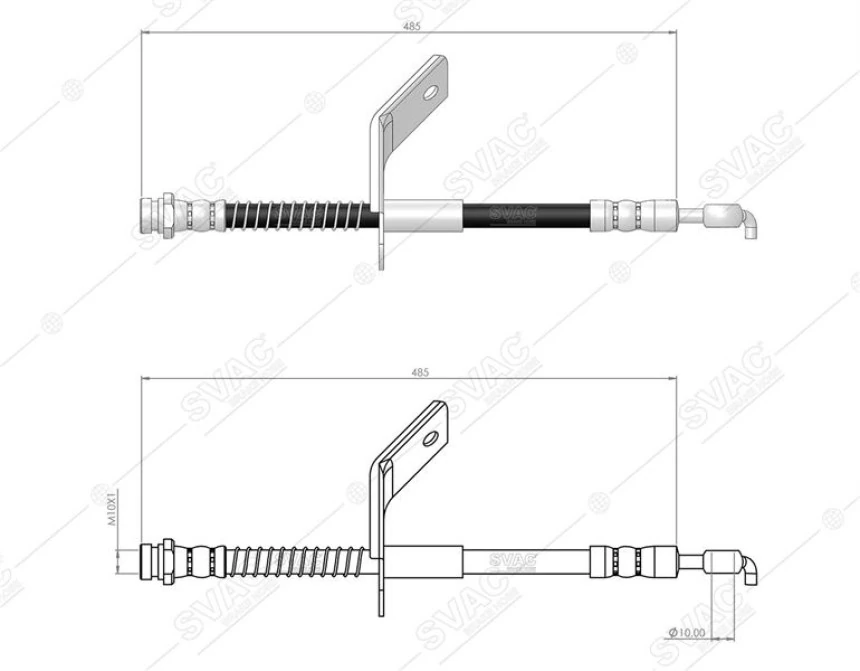 Hyundaı Fren Hortumu On Sag Hyundaı İ30 Ceed 12-> - Svac 80-0174