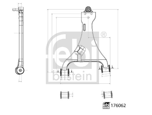 SALINCAK ON UST SOL LAND ROVER DISCOVERY IV RANGE ROVER SPORT I - FEBI 176062