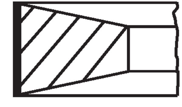 SEGMAN P107 P207 P206 P307 P206+ (T3E) C1 C2 C3 C3 PLURIEL XSARA II DV4TD (1,4HDI 8V) FIESTA 1,4TDCI - MAHLE 04005N0