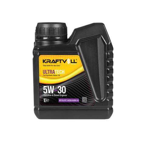 YAG & ANTIFIRIZ MOTOR YAGI BENZIN-DIZEL 5W30 TAM SENTETIK SL/CF  1 LT. - KRAFTVOLL 17011004