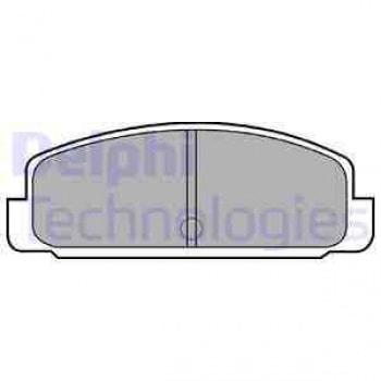 FREN BALATASI ARKA MAZDA 323 626 2.0 98>02 MAZDA 6 03>10 PREMACY 99-05 - DELPHI LP401