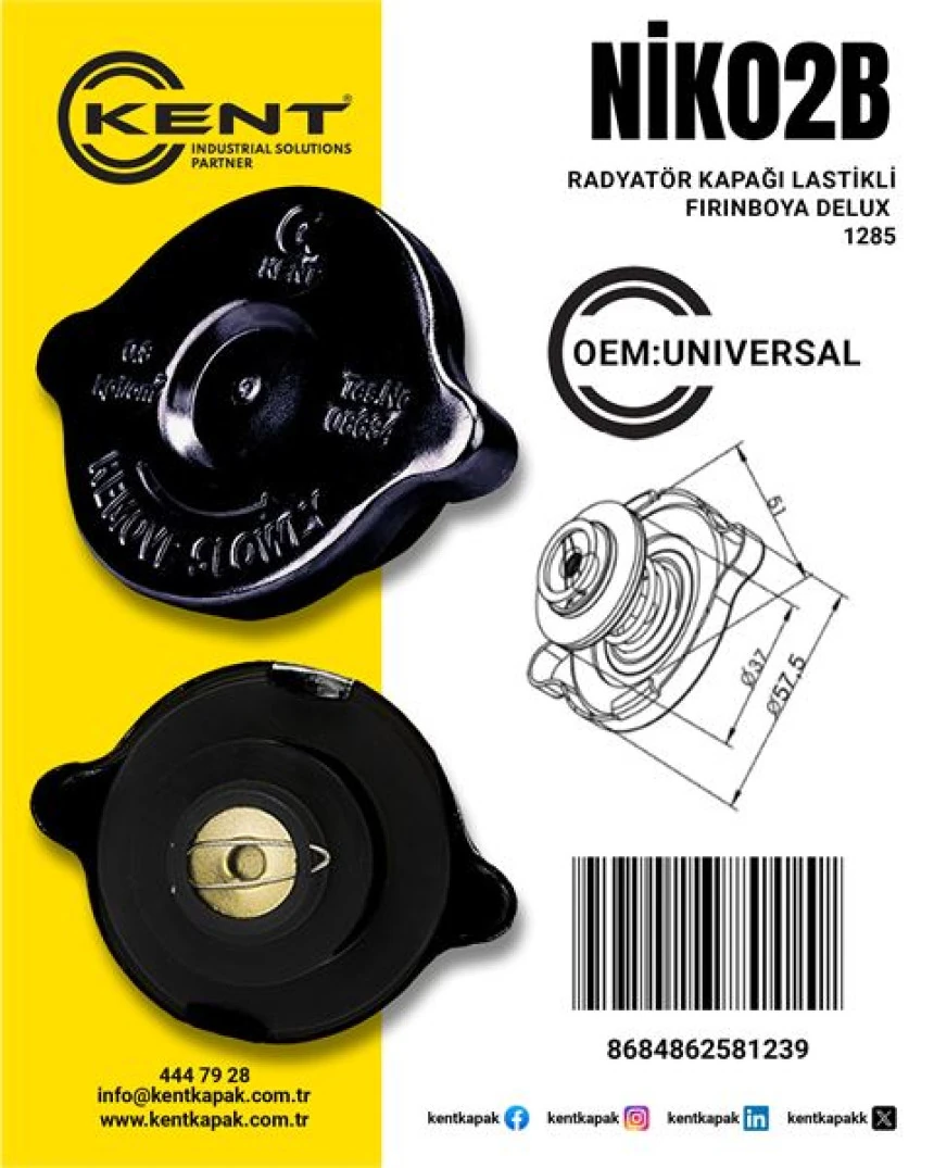 İveco Truck Radyator Kapagı Lastıklı Firin Boya Delux 1285 İveco Truck - Kent Nik-02-B