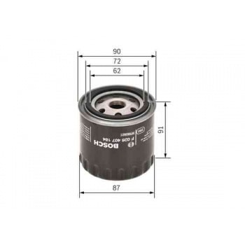 YAG FILTRESI NAVARA 10> MEGANE III SCENIC III 09> - BOSCH F026407184