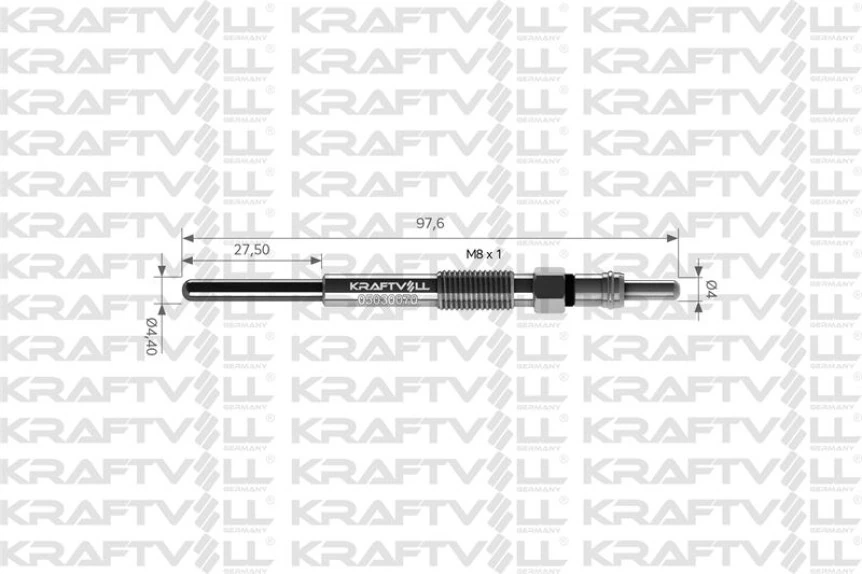 Psa Kizdirma Bujısı 11v 407-607-807-4007 2.2 Hdi 06> C5-C6-C8 2.2 Hdi Outlander 2.2 DI-D 4wd - Kraftvoll 05030070