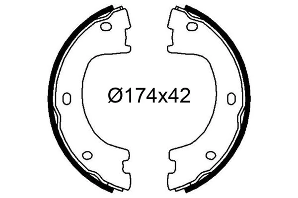 Mercedes El Fren Balatası (cift Teker) Sprinter 906 06>16 Crafter 06>16 - Valeo 564258