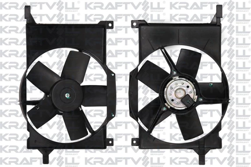 Opel Fan Motoru Davlumbazlı Opel Combo / Corsa B / Tigra 240w 300mm - Kraftvoll 08120036