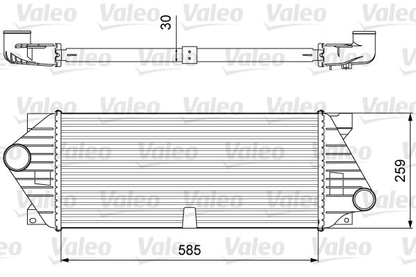TURBOSARJ RADYATORU ML-CLASS W163 99>05 - VALEO 818635