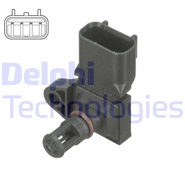 Ford Sensor Emme Borusu Basıncı Fiesta VI (cb1, Ccn): 1.25 08> - Delphi Ps10217