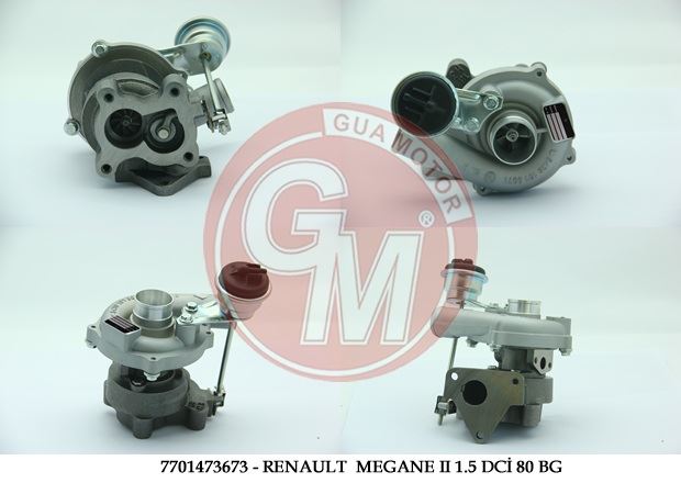 TURBO SARJ MEGANE II 1,5DCI 80 BG - GUA 40661