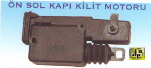 MERKEZİ KİLİT MOTORU-SOL ÖN R.19/21/CLİO/MEG.(5 FİŞLİ) - EMA-MK50
