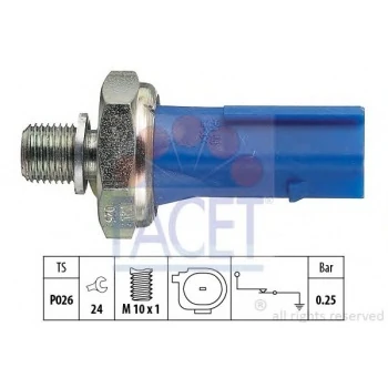 Vag Yag Basınc Musuru 015>035 Bar 1 Kutuplu Contalı Mavı Leon Toledo Alhambra Caddy İbiza Lt35 Polo / CL - Facet 7.0133