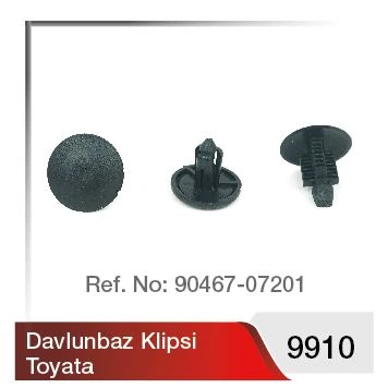 Toyota Davlumbaz Klipsi Toyota (tum Modeller) - Yilmaz Pls9910