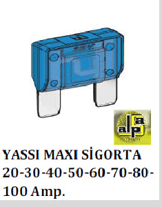 SİGORTA-BIÇAK MAXİ 20 AMP   SARI - MTA-M0600900