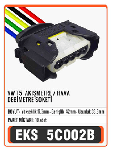 SOKET>VW T5  AKIŞMETRE / HAVA DEBİMETRE - EKS-5C002B