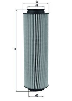 HAVA FILTRESI W168 98>04 VANEO 414 02>05 - MAHLE LX791