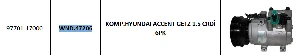 Unıversal Klima Kompresörü Hyundaı Accent Getz 1.5 Crdi 6pk - Wondo-47206