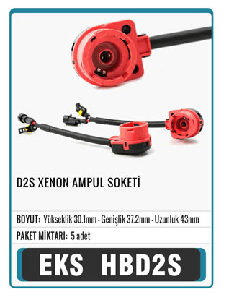 SOKET>D2S XENON DUY ÇEVİRİCİ KABLOLU DÖNÜŞTÜRÜCÜ - EKS-HBD2S