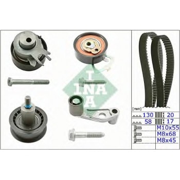 EKSANTRIK RULMAN KITI (TRIGER SETI) FABIA OCTAVIA CADDY 1,4 / 1,6 16V AFK BCB AQQ AUB APG AUA BBY BB - INA 530008910