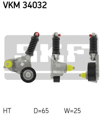 ALTERNATOR GERGI RULMANI TRANSIT 2.0TDCI 2.0DI (00 06) MONDEO III 2.0TDCI 2.2TDCI 2.0 16V TDCI (00 ) - SKF VKM 34032
