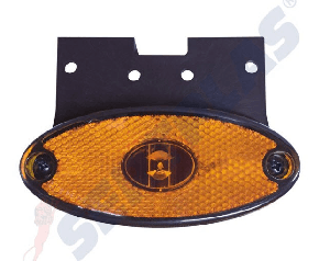 YAN İŞARET LAMBASI SARI 1 LEDLİ ASKI BRAKETLİ 50CM KABLOLU - SERTPLAS-1324LUS