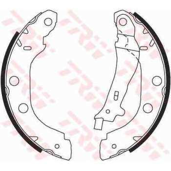 ARKA FREN BALATASI PABUC KANGOO 1,5DCI 1,9DCI (BUYUK) - TRW GS8655