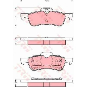 ARKA BALATA MINI R50 R53 R52 - TRW GDB1477