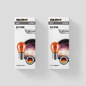 Unıversal Ampul-12v 93 21w Düz Tirnak Sarı - Wolfram-27899