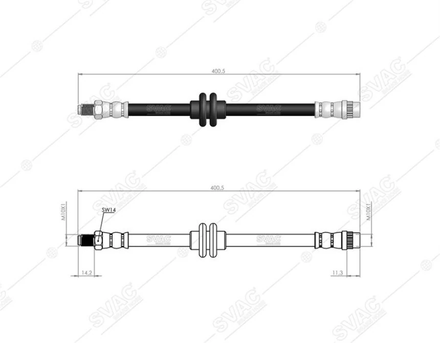 Renault On Fren Hortumu Master III Movano B 10> - Svac 60-0144