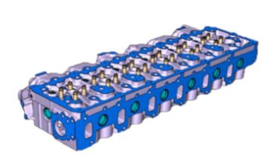 Ford Truck Silindir Kapagı Komple (9.0 Lt) - Ford Cargo / 1838-4136 - Orj-Fo 6c466050cc