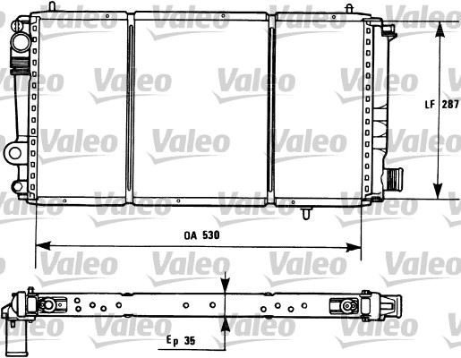 MOTOR SU RADYATORU C15 1,9D 95> - VALEO 731173