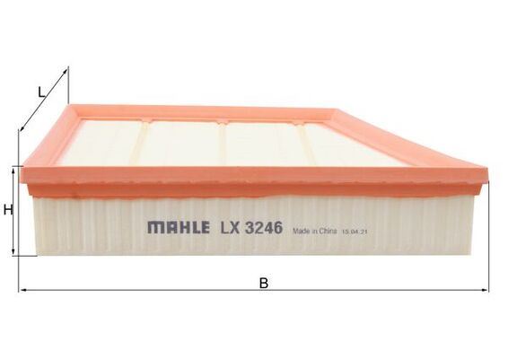 HAVA FILTRESI DISCOVERY SPORT 14> FREELANDER 2 11> 14 RANGE ROVER EVOQUE 11> 19 - MAHLE LX3246