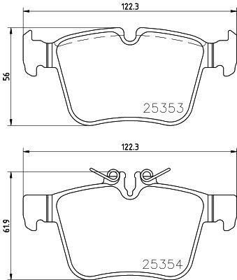 FREN BALATASI ARKA C-CLASS W205 14> S205 14> C205 15> A205 16> - VALEO 671489