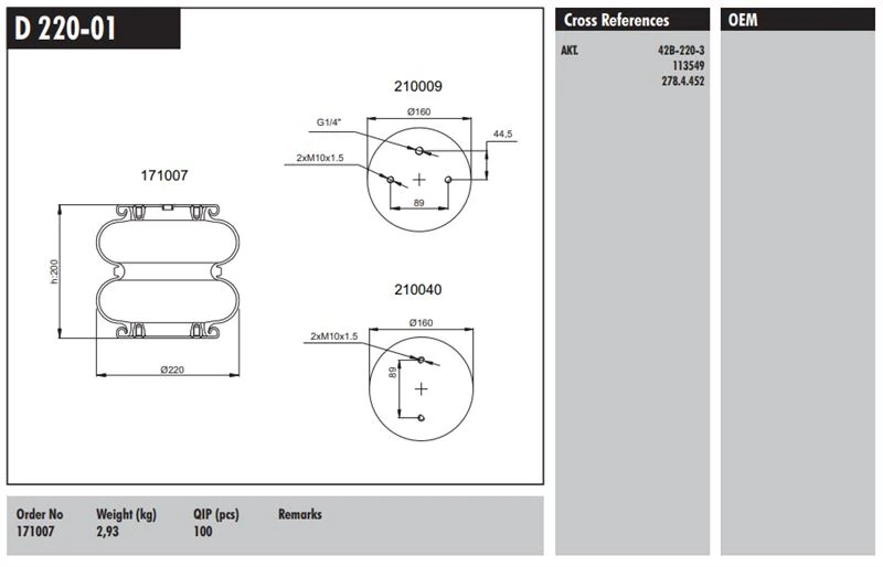 Dorse Truck Dingil Korugu (2 Katlı - Capraz Delik) - Scanıa / P-G-R-T Serisi - Connect D 220-01