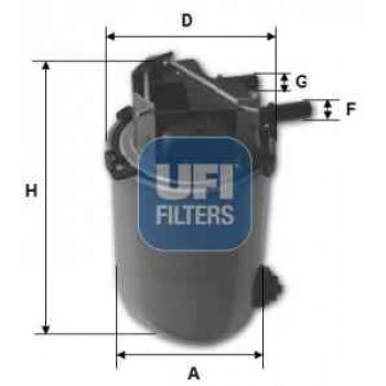 MAZOT FILTRESI (OE URETICI) NISSAN QASHQAI 1.6 DCI (J10) 2011 2013 QASHQAI 1.5DCI 1.6DCI (J11) 2013> - UFI 24.061.01