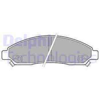ON FREN DISK BALATASI ISUZU D-MAX 4X2 4X4 04>10 - DELPHI LP2037